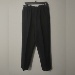 Alfred Dunner Women's Black Trousers 6P